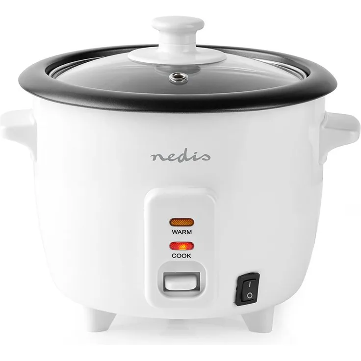 Nedis Reiskocher | 300 Watt | 0,6 Liter | Weiß