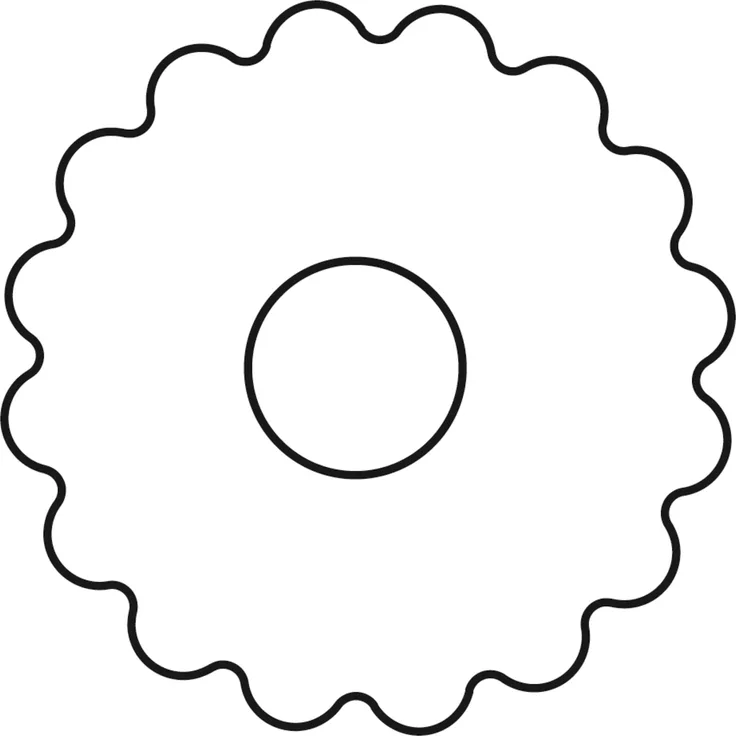 Kaiser Linzer Ausstechformform mit Loch 5 cm Weihnachten Premium Qualität