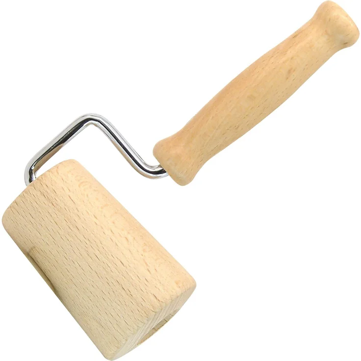 FACKELMANN Teigroller, Holz, braun, 17 x 8 x 4 cm – Bild 1