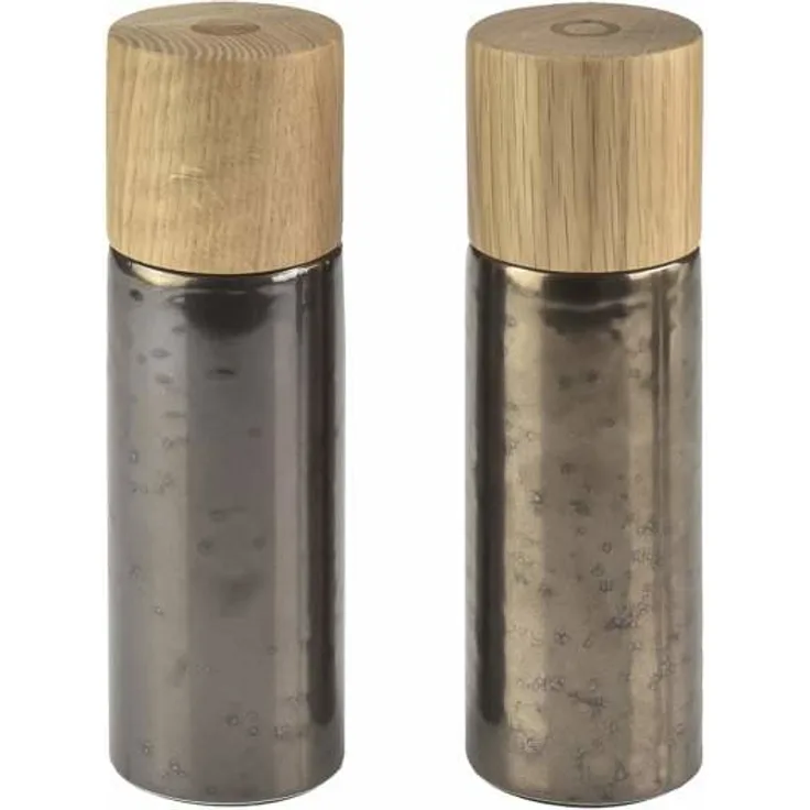 2er Set Salz- und Pfeffermühle 17cm