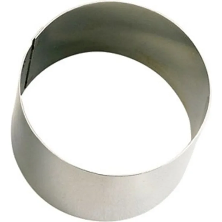 DE BUYER 3989.07 Tortenring, Edelstahl, Höhe 4.5 cm-7 cm