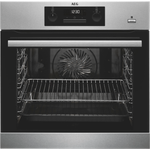 AEG BPB351020M, Backofen, A+, Einbaugerät, elektrisch, Volumen 71 l, Selbstreinigung pyrolytische Selbstreinigung, Heißluft, Unterhitze, Ober-Unterhitze, Auftauen, Grillstufe 1, Feuchte Heißluft, Pizzastufe, Heißluftgrillen