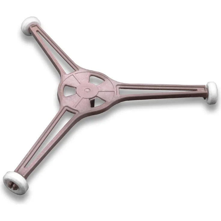 vhbw Universal Mitnehmer Drehkreuz für Mikrowellen-Teller mit 18cm Durchmesser z.B. passend für Bosch, Siemens, AEG, Severin