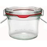 APS 82316 Satz von 12 Weck-Gläser mit Deckel, Ø 7 x 8 cm, 220 ml