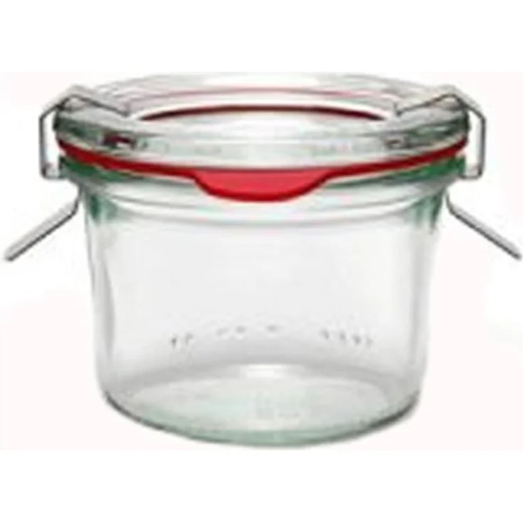 APS 82316 Satz von 12 Weck-Gläser mit Deckel, Ø 7 x 8 cm, 220 ml