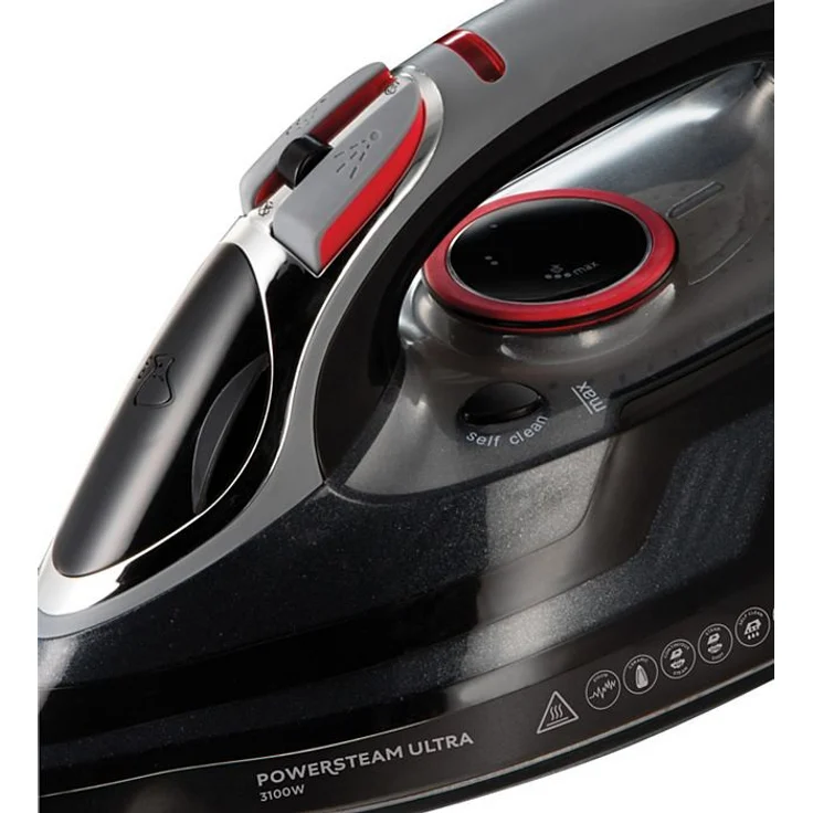 Russell Hobbs Bügeleisen Powersteam Ultra (3100 Watt, 210 g-min Extra-Dampfstoß, Keramik-Bügelsohle, Selbstreinigungs- & Sprühwasserfunktion, Tropfstopp, Vertikaldampf), Dampfbügeleisen 20630-56 – Bild 5
