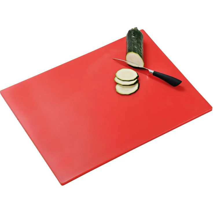 Kesper Profi-Schneidebrett, rot, Kunststoff, 50 x 38 x 1,2 cm, großes Tranchierbrett, Küchenbrett, spülmaschinengeeignet, schnitt-beständig – Bild 1