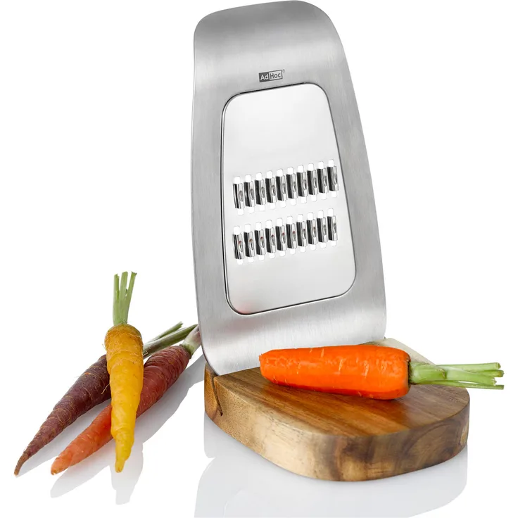 AdHoc Verdura Julienne-Reibe mit Holz-Ständer