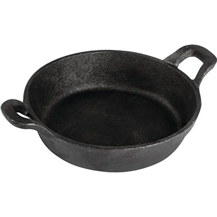 Olympia gusseiserne runde Servierpfanne mit Griffen 18cm