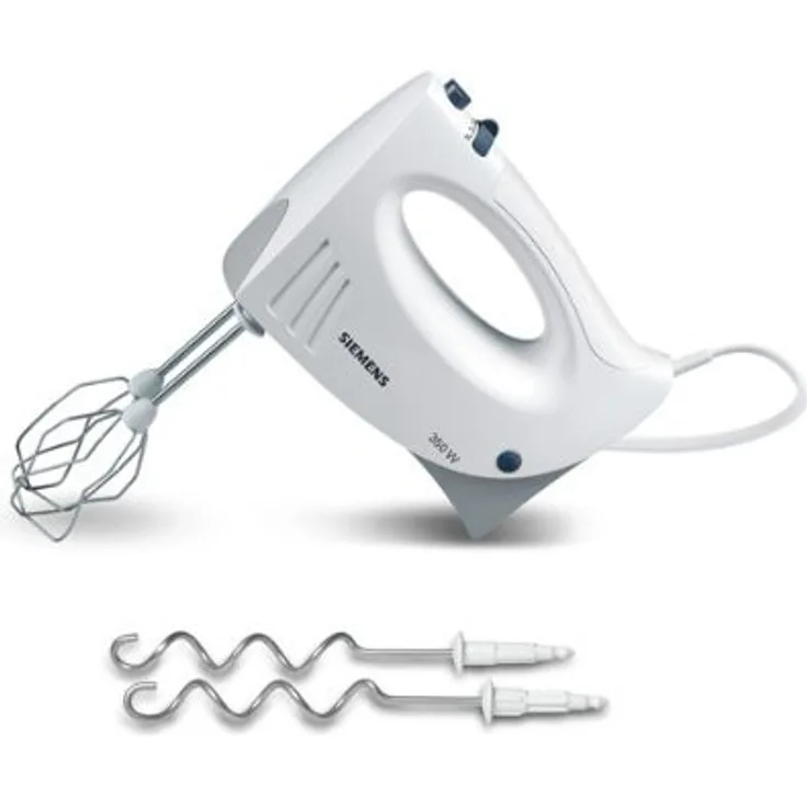 Siemens MQ95520N Handrührer, 350 Watt, 6 Geschwindigkeiten, Kunststoff, weiß