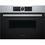 Bosch CMG633BS1, Backofen, A, Einbaugerät, Volumen 45 l, Breite 59,5cm, 4D Heißluft, Heißluft Eco, Umluft-Infra-Grill, Großflächengrill, Kleinflächengrill, Vorwärmen, Mikrowelle, Kombinationsbetrieb