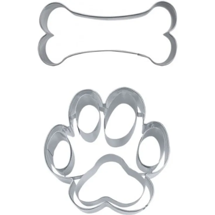 Städter Ausstechformen-Set Hundesnack, 2-teilig, ca. 7,5?9,5 cm