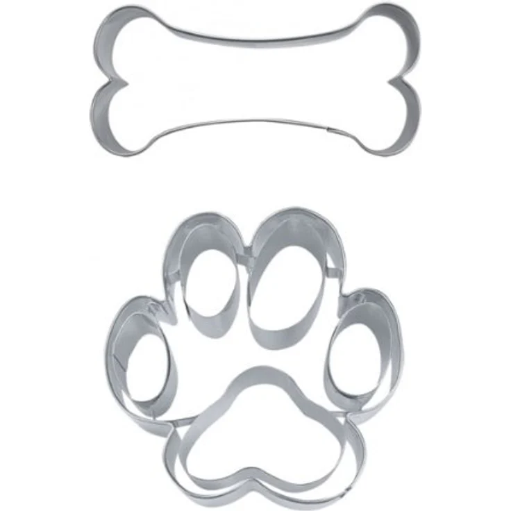 Städter Ausstechformen-Set Hundesnack, 2-teilig, ca. 7,5?9,5 cm