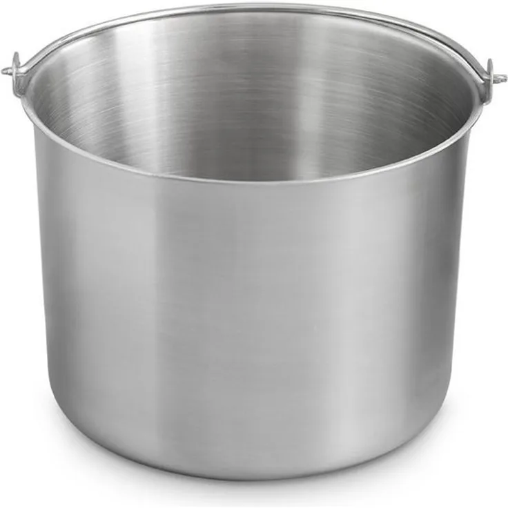 Springlane Eismaschine Edelstahl Eisbehälter für Eismaschine, Elli, 1,5L, Edelstahl, silber