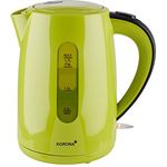 Korona 20133 Wasserkocher mit 1,7 Liter Fassungsvermögen in grün - Leistungsstarker Kocher mit einer 360° Basisstation