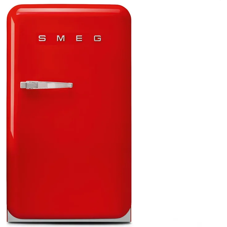 Smeg FAB10RRD5 Kühlschrank, freistehend, rot, Energieklasse E