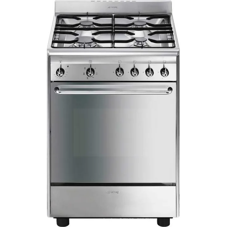 Smeg SCD60EMX9 Gas Kombi Standherd Edelstahl
