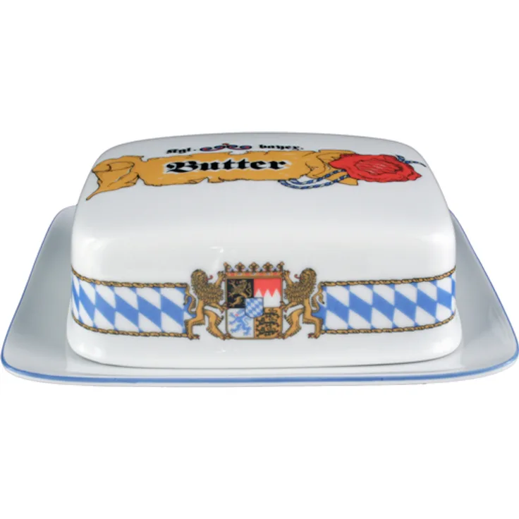 Seltmann Weiden Butterdose 1/2 Pfd Compact Bayern