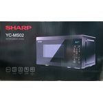 Sharp YC-MS02E-B Mikrowelle, Standgerät, 800 Watt, 20 Liter Garraum, schwarz