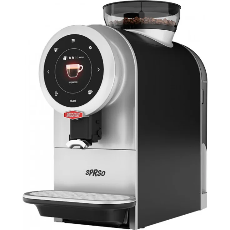 Bravilor Bonamat SPRSO Kaffeevollautomat, 2,2 l Wassertank, 300 g Bohnenbehälter, silber