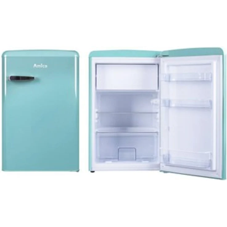 Amica KS15612T VT 862 AL WID Kühlschrank, freistehend, türkis, Breite 55 cm, Energieklasse E – Bild 2