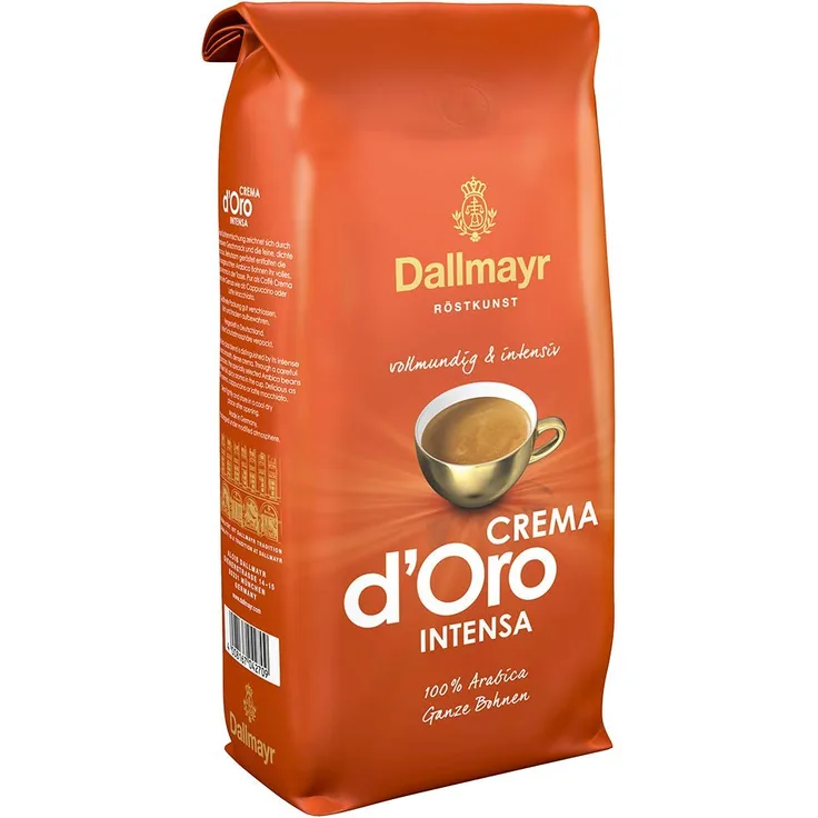 Dallmayr Kaffee Crema d'oro Intensa Kaffeebohnen, 1er Pack (1 x 1000g Beutel)