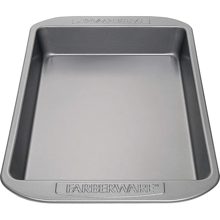 Farberware Aluminiumguss Bakeware 9-by-13-inch Rechteckige Kuchenform grau