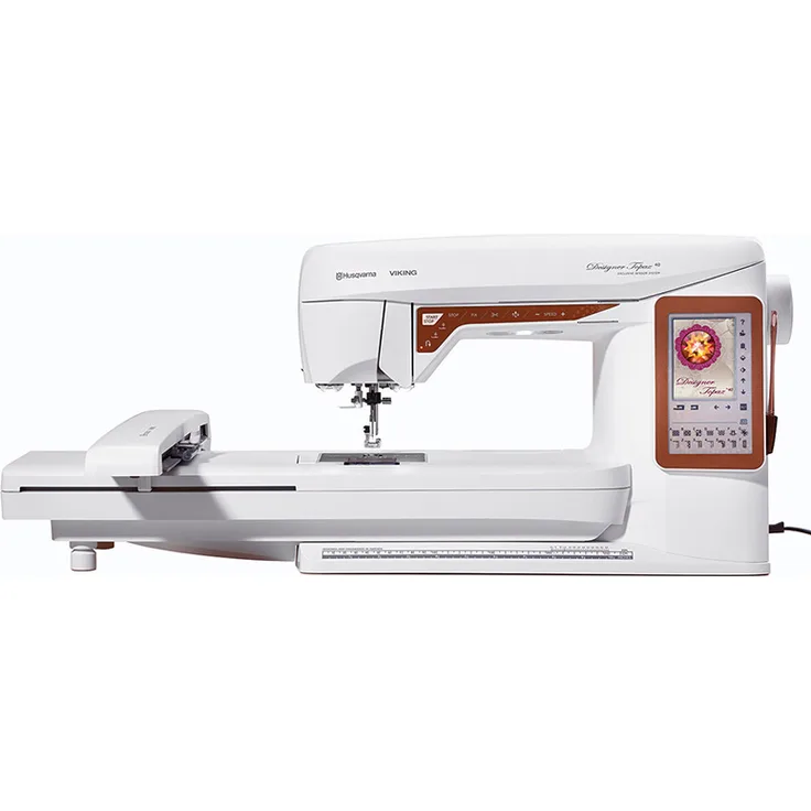 Husqvarna Viking Designer Topaz 40 Näh- und Stickmaschine Stickmaschine, weiß