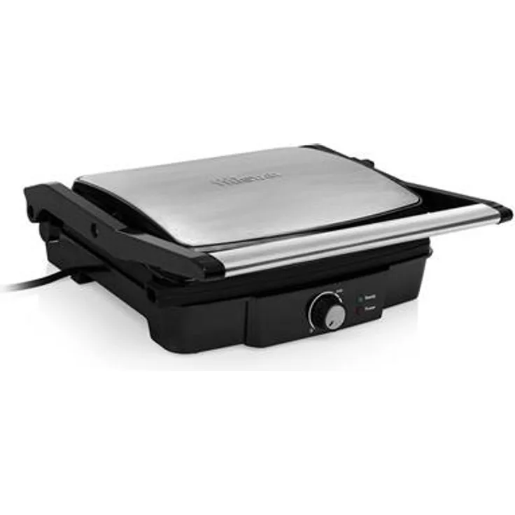 Tristar GR-2853 Kontaktgrill mit 180° Öffnung und Einer Bratfläche von 29 x 23,5 cm-auch als Tischgrill nutzbar, 2000 Watt, GR-2853, schwarz