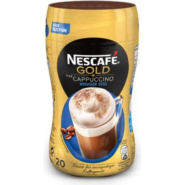 Nescafe - Cappuccino weniger süß - 250g – Bild 1