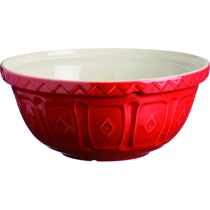 Mason Cash Red Mixing Bowl Rührschüssel, Steingut, Rot, 24 x 24 x 15 cm – Bild 1