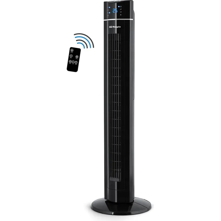 Orbegozo TWM 1009 Household Tower Fan 60 W schwarz – Ventilator (schwarz, 60 W, 230 V, 50 Hz, AC, 1070 mm