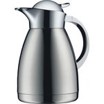 alfi 0767.000.100 Isolierkanne Albergo TT, Edelstahl poliert 1,0 l, doppelwandiger Edelstahl, 12 Stunden heiß, 24 Stunden kalt