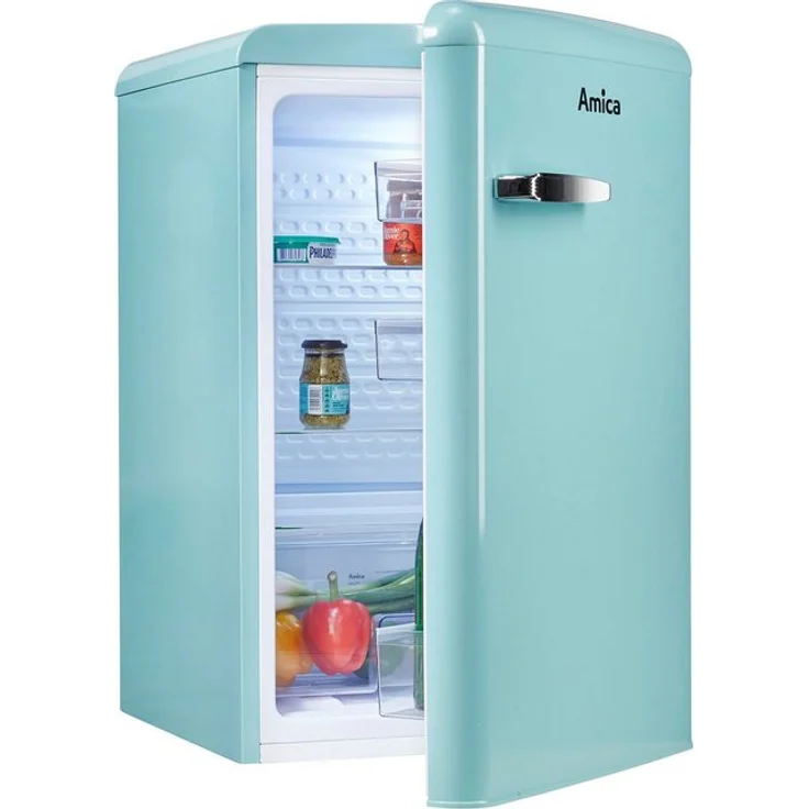 Amica VKS 15622-1 Kühlschrank, freistehend, 2 Glasablagen, LED, Energieklasse E – Bild 5