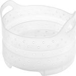 Home Ghost Dampfkocher, Silikon, transparent, 18 x 16 x 14 cm