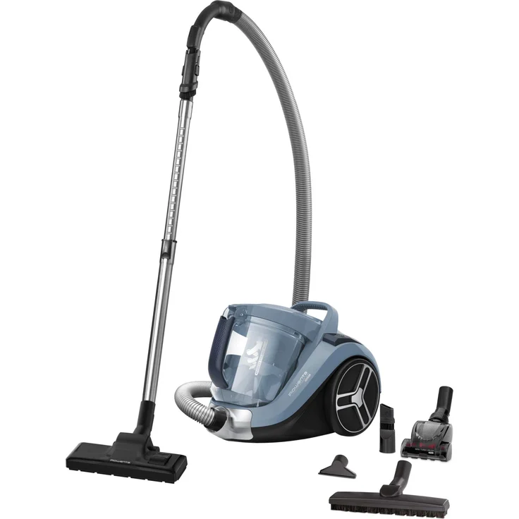 Rowenta RO4871 Compact Power XXL | Beutelloser Staubsauger | 2,5L Staubvolumen | Kompaktes Design | Extreme Saugleistung | Vacuum-Cleaner | Hocheffizienter Saugkopf | blau-silber – Bild 1