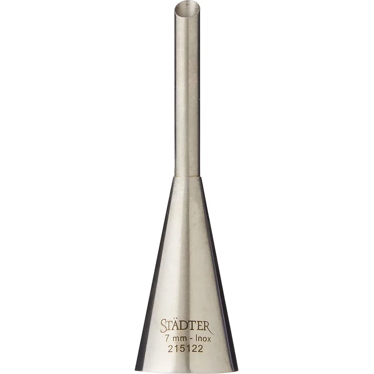 Städter Spritztülle, Edelstahl, Silber, 7 mm