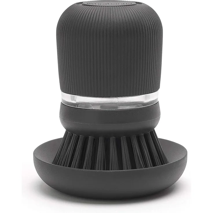 Brabantia Spülbürste mit Spülmittelspender grau