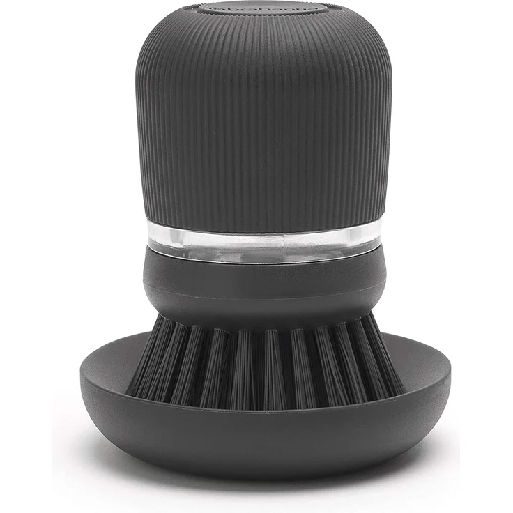 Brabantia Spülbürste mit Spülmittelspender grau