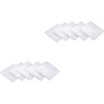 vhbw 10x Staub-Filter passend für Lüfter, Ventilator, Brandschutzplatte, Innenblende Lunos 2-GBF, 2-GVF, 2-ZSKA, Luga-S