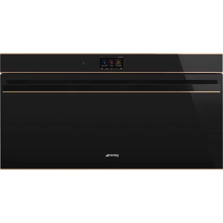 Smeg SFPR9604TNR Einbaubackofen 90 x 48 cm mit Pyrolyse Dolce Stil Novo Design