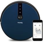 H.Koenig SWRC120 Staubsauger Roboter WaterMop Gyro+ Hohe Leistung mit WiFi, Google Home und Alexa, Wasserkapazität 350 ml, 100 min Autonomie, Erkennung von Frucht- und Vakuum, 4 Programme, leise