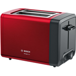Bosch TAT4P424 Kompakt Toaster, DesignLine, rot