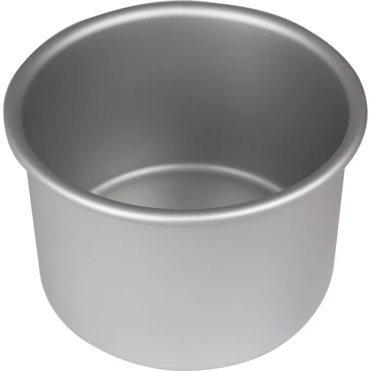 PME RND044 Runde Backform aus eloxiertem Aluminium, 102 x 102 mm, Silver, 10.2 cm