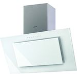 Edesa ECV-9831 GWH, Motorhaube, Kamin abgewinkelt, Breite: 90 cm, Tiefe: 36.5 cm, Absaugung und Rückführung (mit zusätzlichem Rückführungsset), Stainless Steel/White