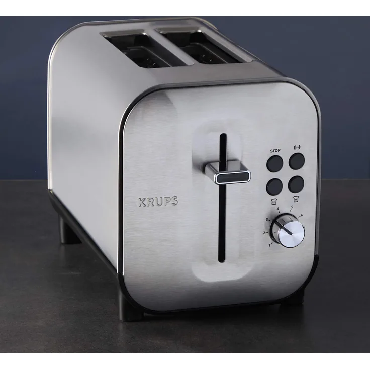Krups KH682D10 Toaster 2 Schlitze Thermostat 8 Positionen