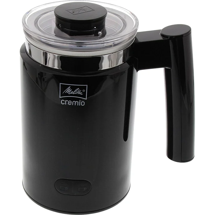 Melitta CREMIO 1014-02 Milchschäumer, 450W, 150ml Milchschaum, für kalte und warme Milch, antihaftbeschichteter Behälter, perfekter, feinporiger Milchschaum, schwarz – Bild 4