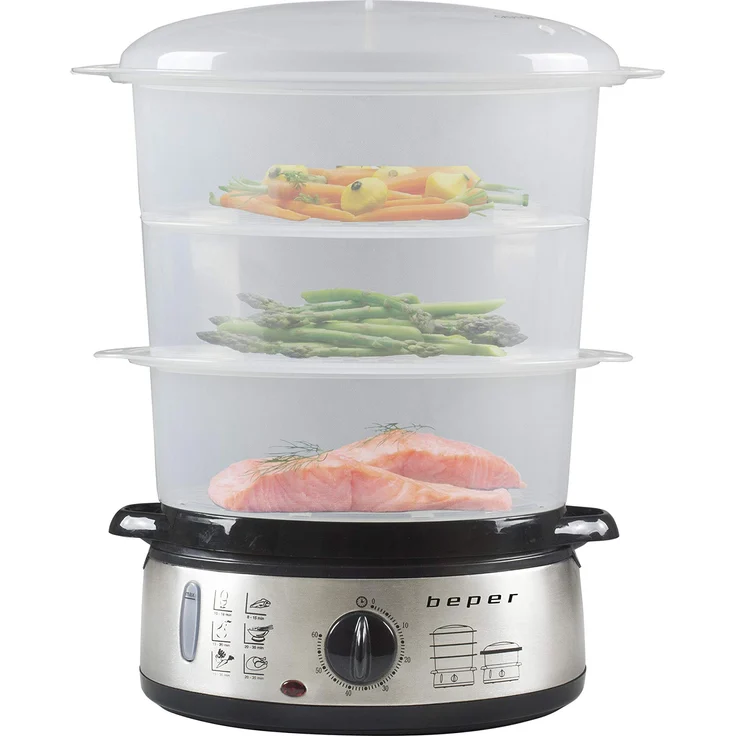 Dampfgarer, 9 l, Stahl – Bild 1