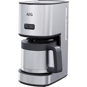 Bild für AEG CM4-1-6ST Kaffeemaschine (1,25 l Thermoskanne, 10 Tassen, Geschmack-Aroma wählbar, Anti-Tropf Ventil, entnehmbarer Filterkorb, Sicherheitsabschaltung, gebürstetes Edelstahl)