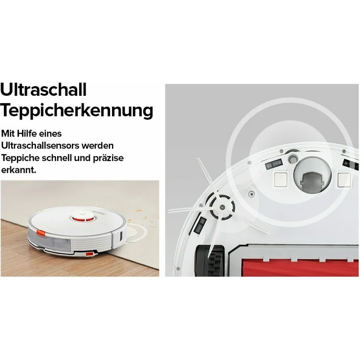 Roborock S7 Saugroboter mit Wischfunktion, 180 min Akkubetrieb, 2.500 Pa Saugleistung, vibrierende Wischplatte, App- und Sprachsteuerung, weiß – Bild 6